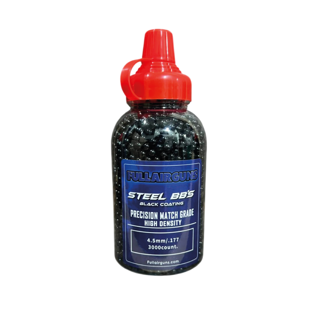 FRASCO DE BALINES BLACK FULL AIRGUNS 4.5MM X3000