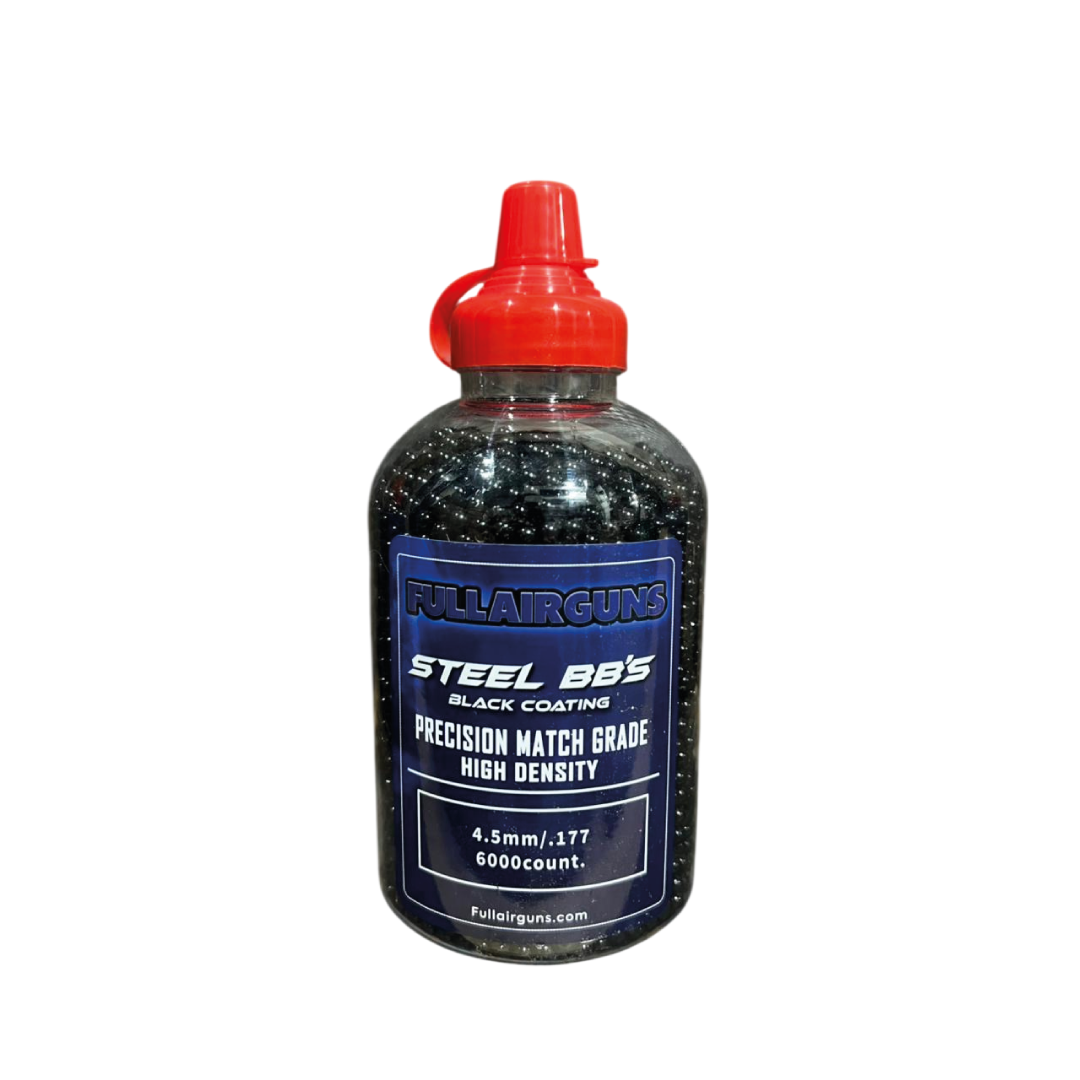 FRASCO DE BALINES BLACK FULL AIRGUNS 4.5MM X6000