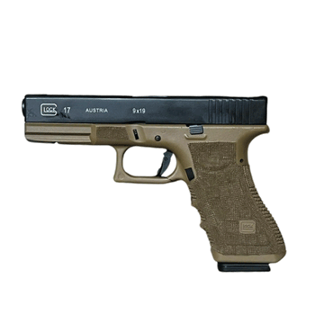 PISTOLA AIRSOFT DOUBLE BELL GLOCK 17 FULL METAL GBB GREEN GAS – TAN