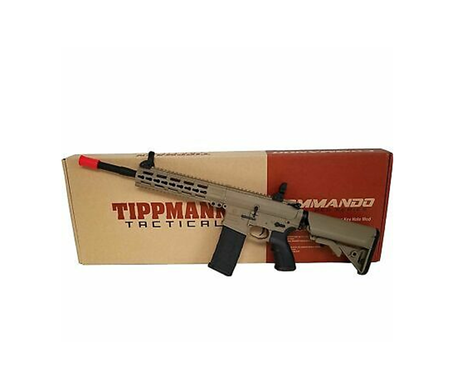 RIFLE AIRSOFT TIPPMANN COMMANDO AEG CARBINE 14.5 IN KEY HOLE MOD SHROUD