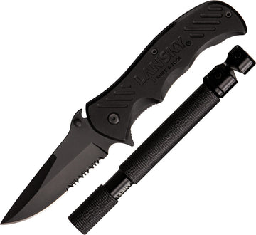 TACTICAL PACK LANSKY (CUCHILLO+AFILADOR) (LS09782)