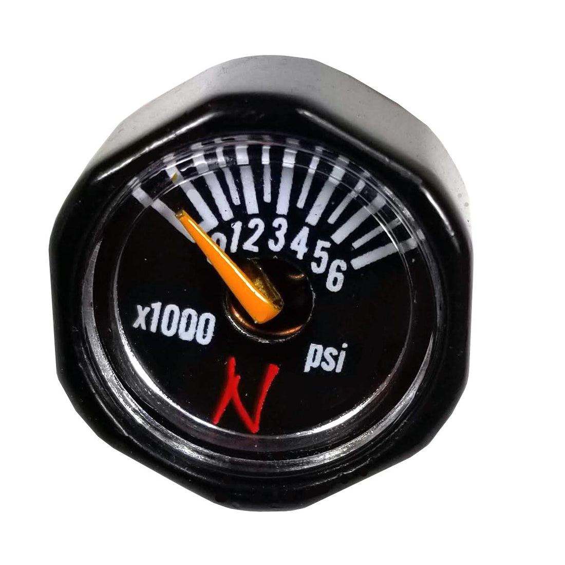 MANOMETRO NINJA NANO 6000PSI SS TUBE COLOR CODED