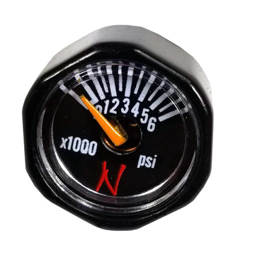 MANOMETRO NINJA NANO 6000PSI SS TUBE COLOR CODED