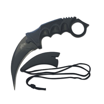KARAMBIT 7.5 INCH FIXED BLADE TACTICAL NECK DEFENSE KNIFE