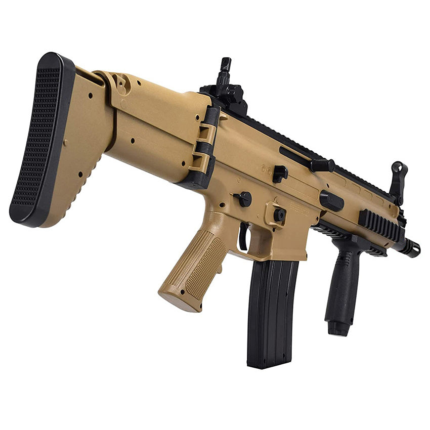 RIFLE AIRSOFT FN HERSTAL SCAR-L FULL SIZE AEG BY CYBERGUN – TAN - vista 3