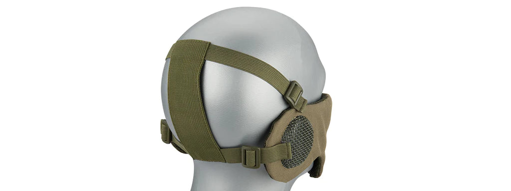 MASCARA G-FORCE TACTICAL ELITE EAR PROTECTION UPGRADE VERSION -OD GREEN - vista 3