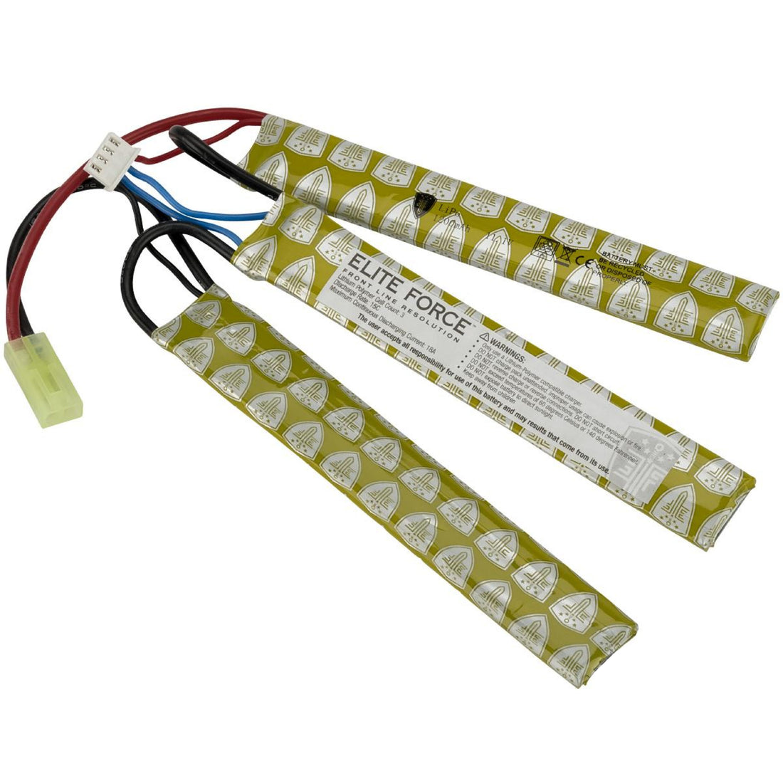 BATERIA AIRSOFT E HILITE FORCE 11.1V LIPO 1200MAH 15C SMALL TAMIYA TRI-PANEL