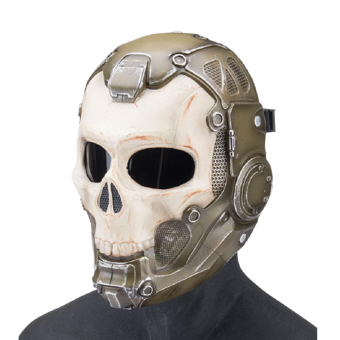 MASCARA FULL FACE FIBERGLASS CYBERSKULL 2