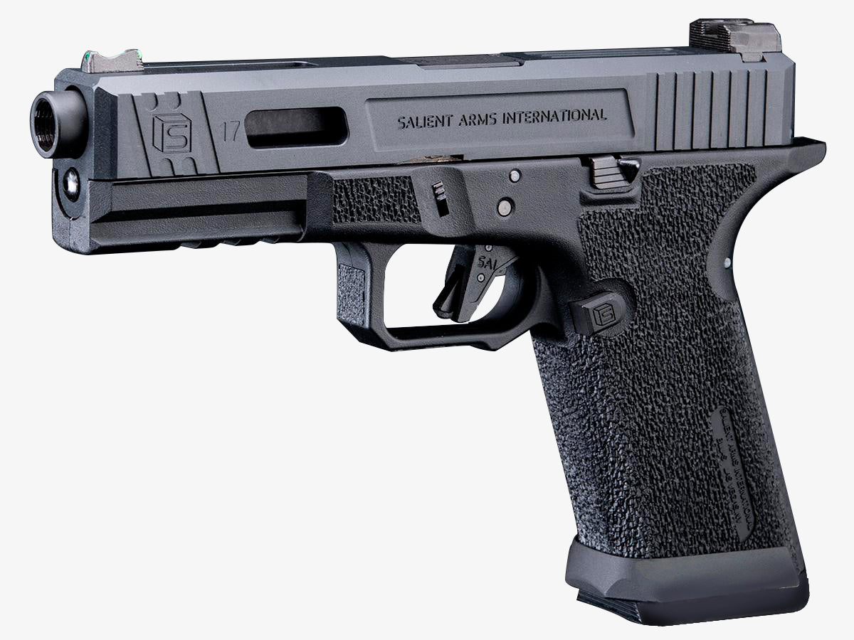 PISTOLA AIRSOFT EMG/SAI BLU WEAPON W/TIER ONE STANDARD SLIDE - vista 2