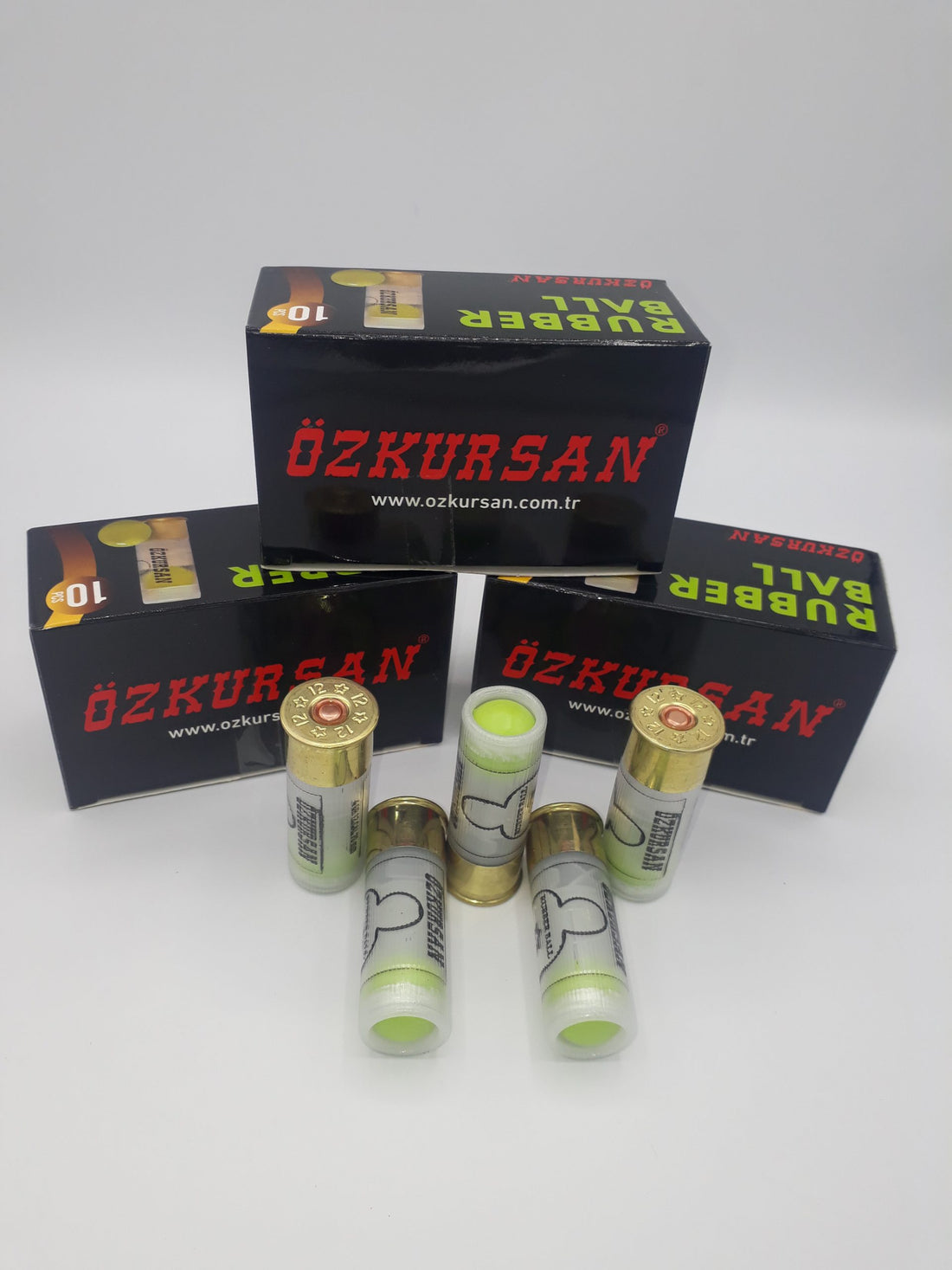 MUNICION TRAUMATICA OZKURSAN RUBBER SINGLE BALL X10UND 12CAL