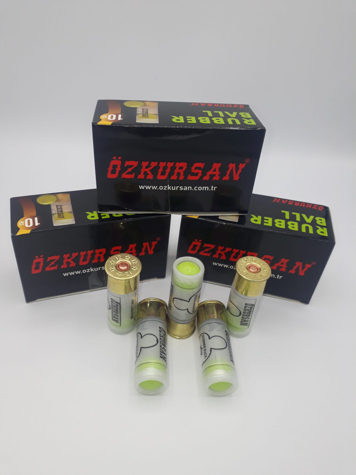MUNICION TRAUMATICA OZKURSAN RUBBER SINGLE BALL X10UND 12CAL - vista 2