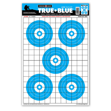 DIANA TRUE BLUE HIGH VISIBILITY 12.5X19 PAPER SHOOTING TARGETS (2020)