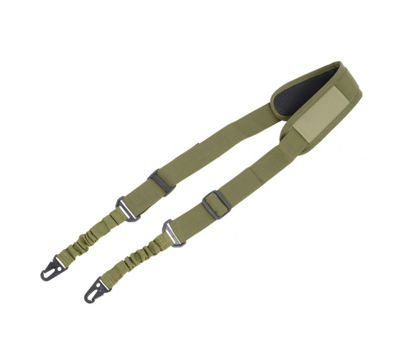 FIREPOWER 2PT. BUNGEE SLING, OD GREEN- POLYBAG