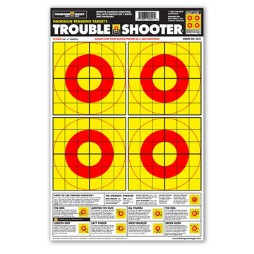 DIANA TROUBLE-SHOOTER HANDGUN DIAGNOSTIC 12.5X19 PAPER SHOOTING TARGETS (2551)