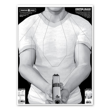 DIANA CENTER-MASS DEFENSE TRAINING 19X25 PAPER TARGETS (2702)