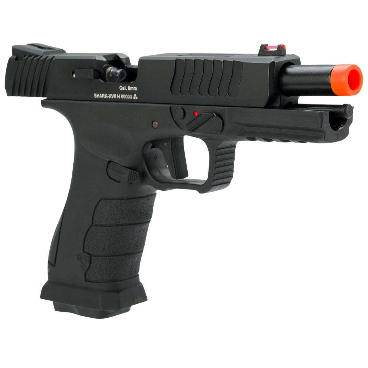 PISTOLA AIRSOFT APS XTP SHARK FULL AUTOMATIC SELECT-FIRE FULL METAL CO2 GBB - vista 2