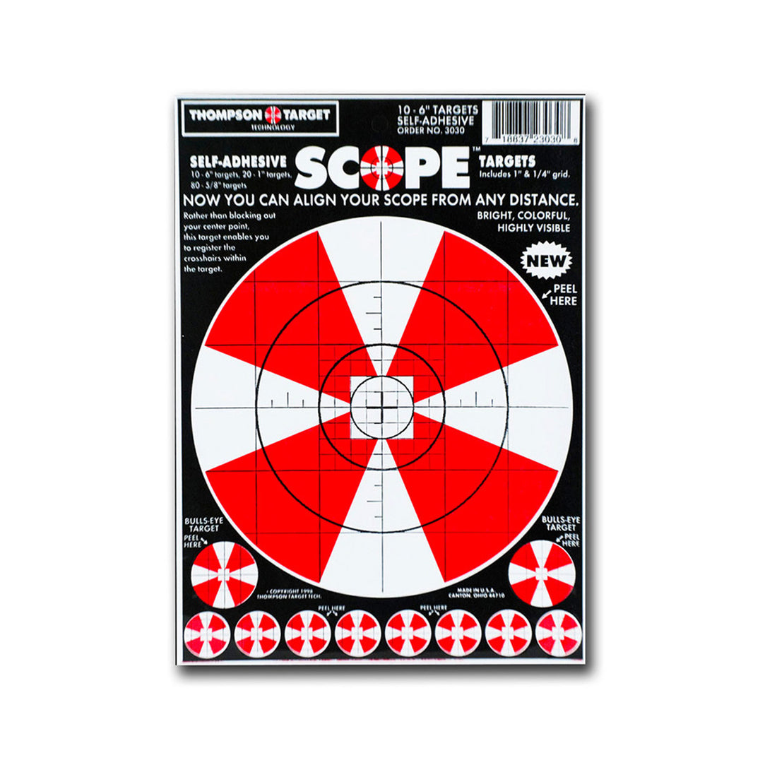 DIANA SCOPE 6X9 ADHESIVE TARGETS (3030)