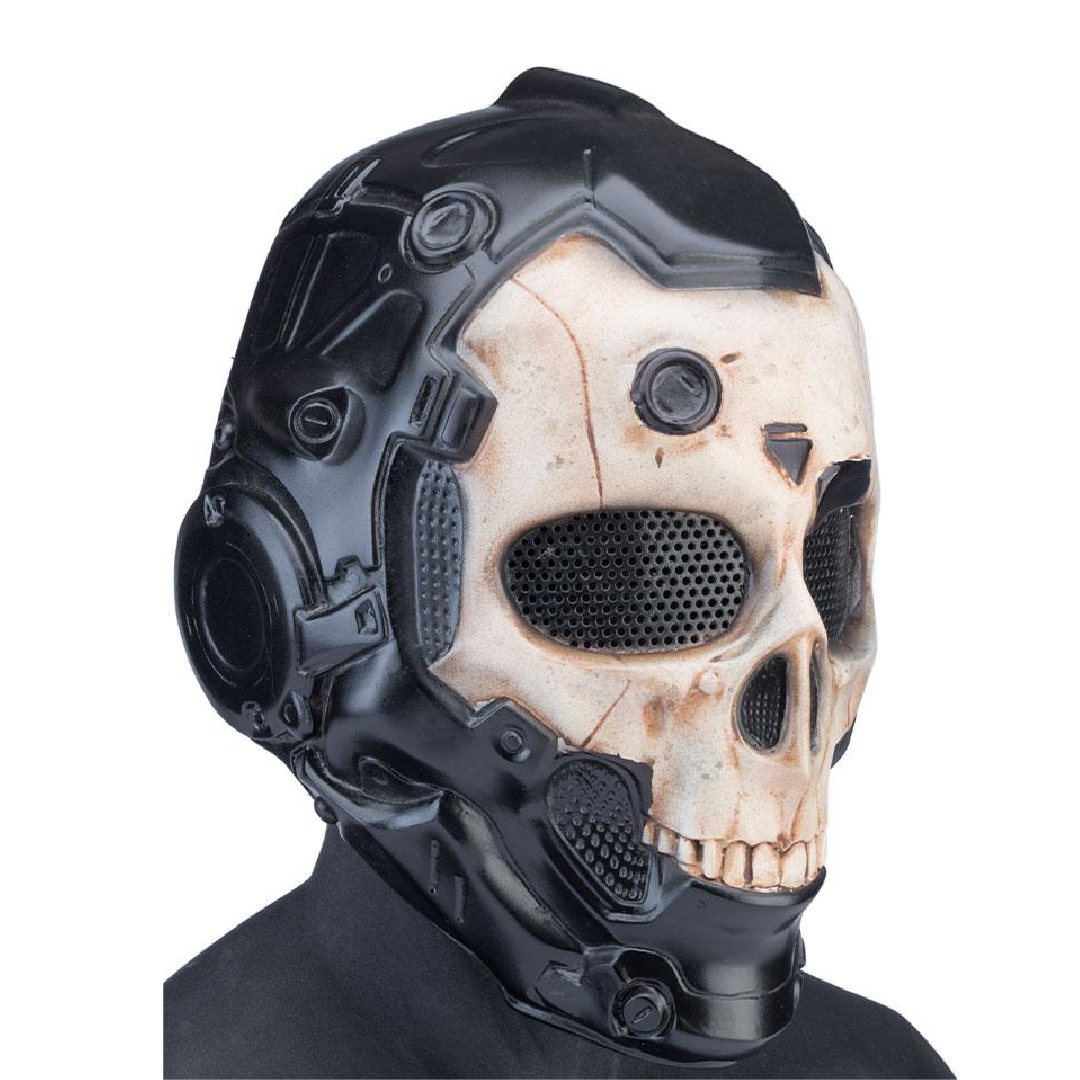 MASCARA FULL FACE FIBERGLASS CYBERSKULL - vista 2