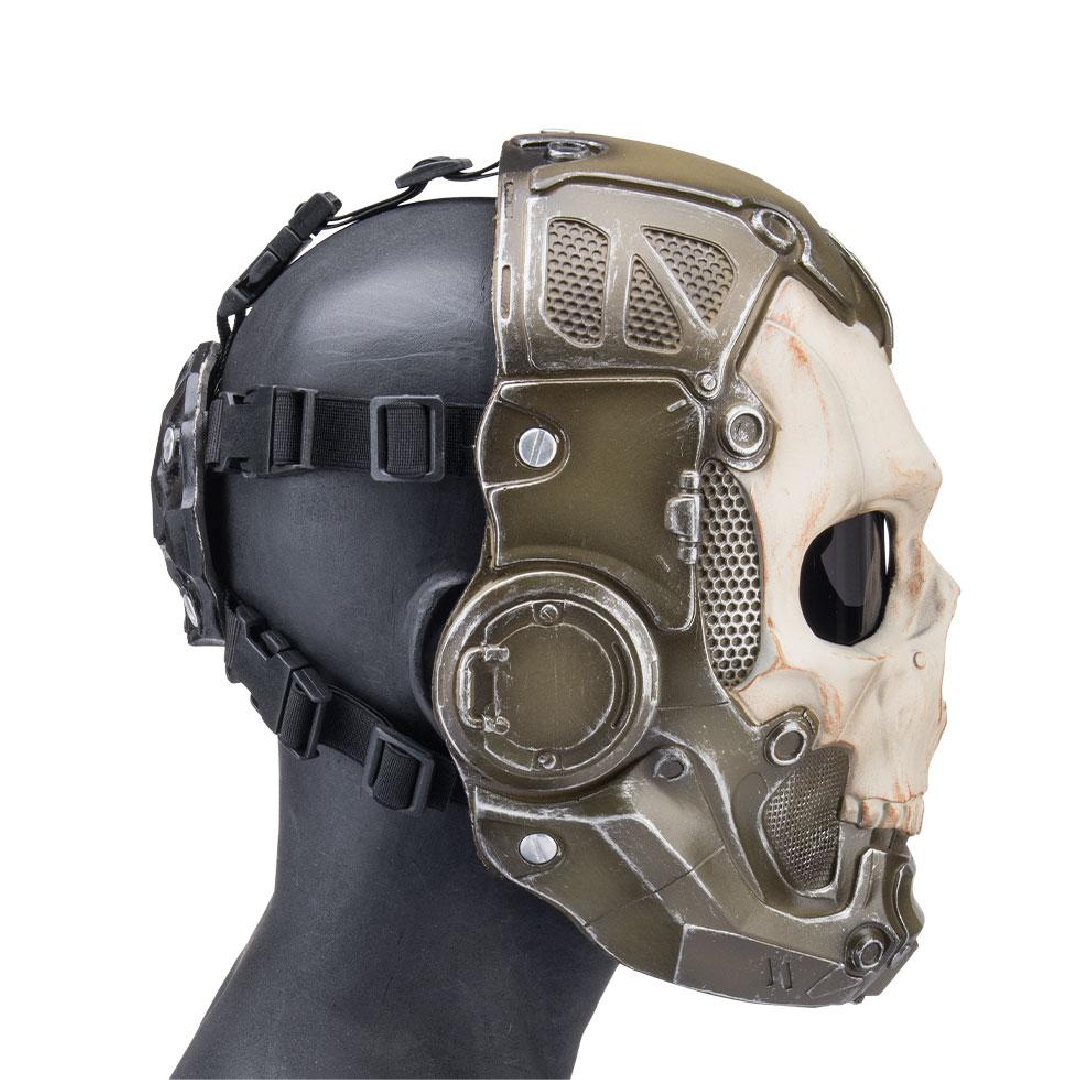 MASCARA FULL FACE FIBERGLASS CYBERSKULL 2 - vista 3