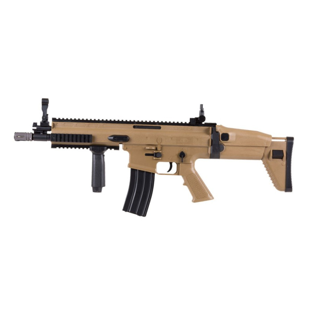 RIFLE AIRSOFT FN HERSTAL SCAR-L FULL SIZE AEG BY CYBERGUN – TAN