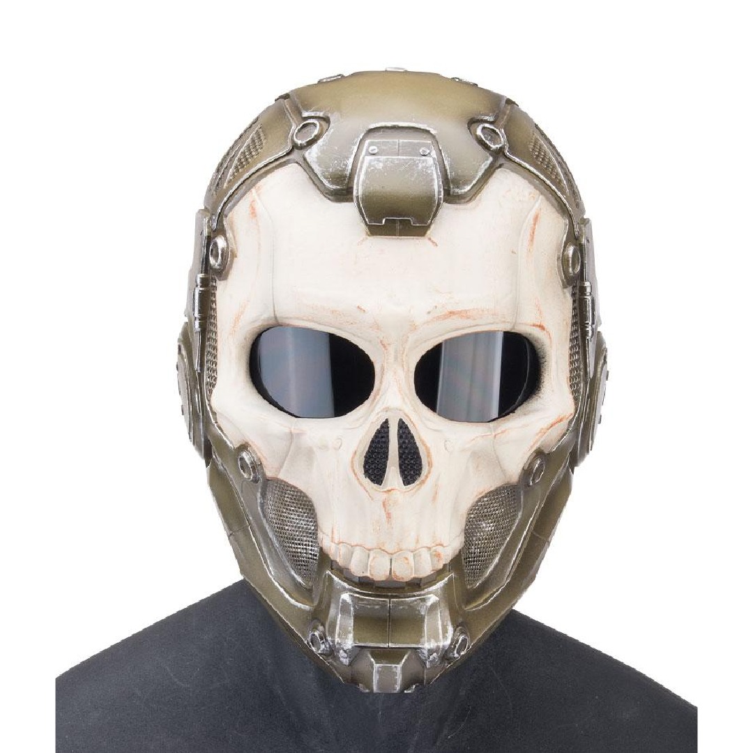 MASCARA FULL FACE FIBERGLASS CYBERSKULL 2