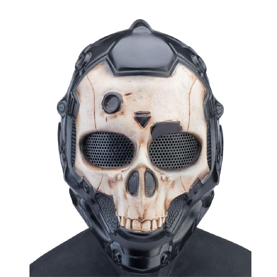 MASCARA FULL FACE FIBERGLASS CYBERSKULL