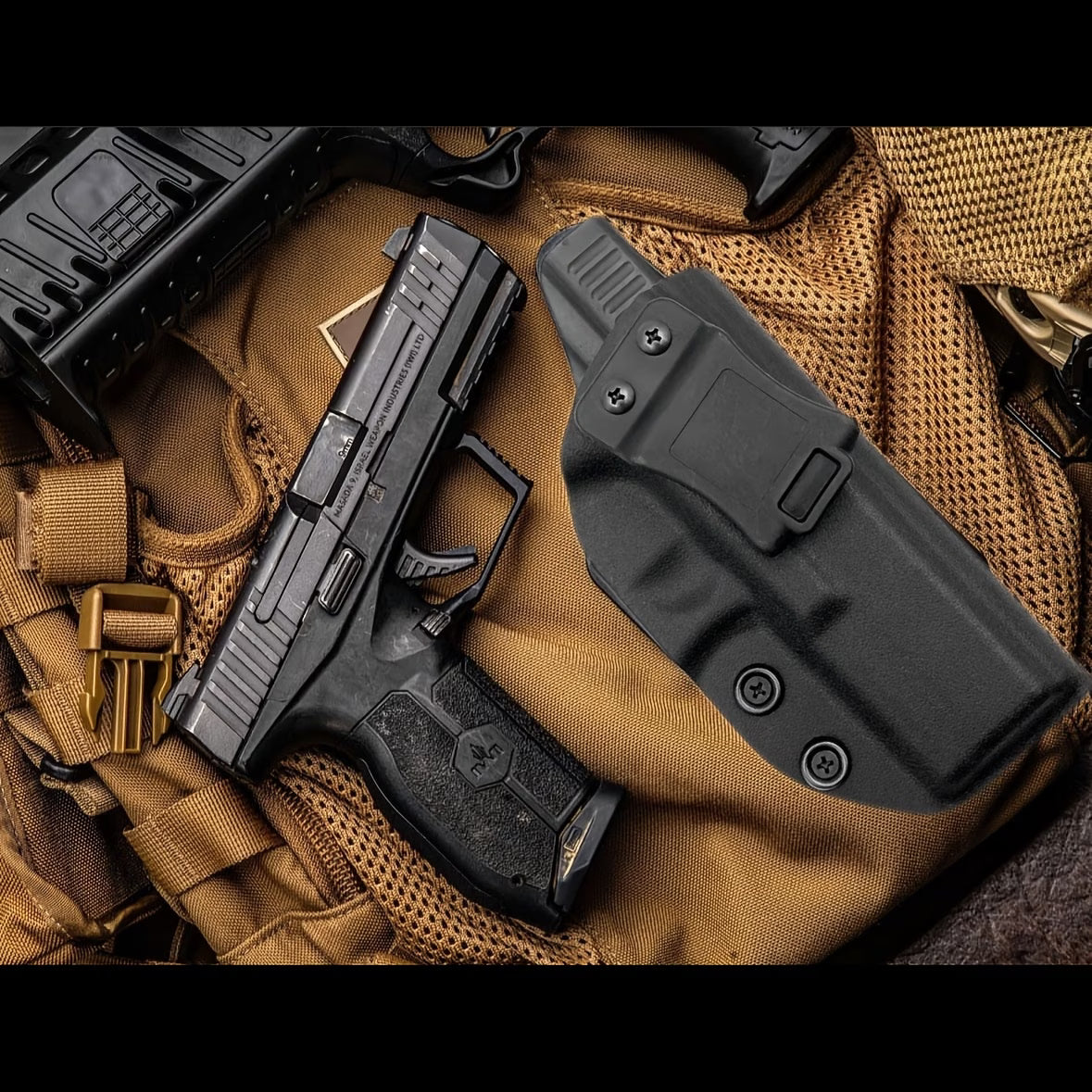 Funda IWB de Kydex Serie G - Robusta y Adecuada para Ambas Manos para G 17, 22, 31 - Soporte Interior de Cintura para un Transporte Seguro y Cómodo