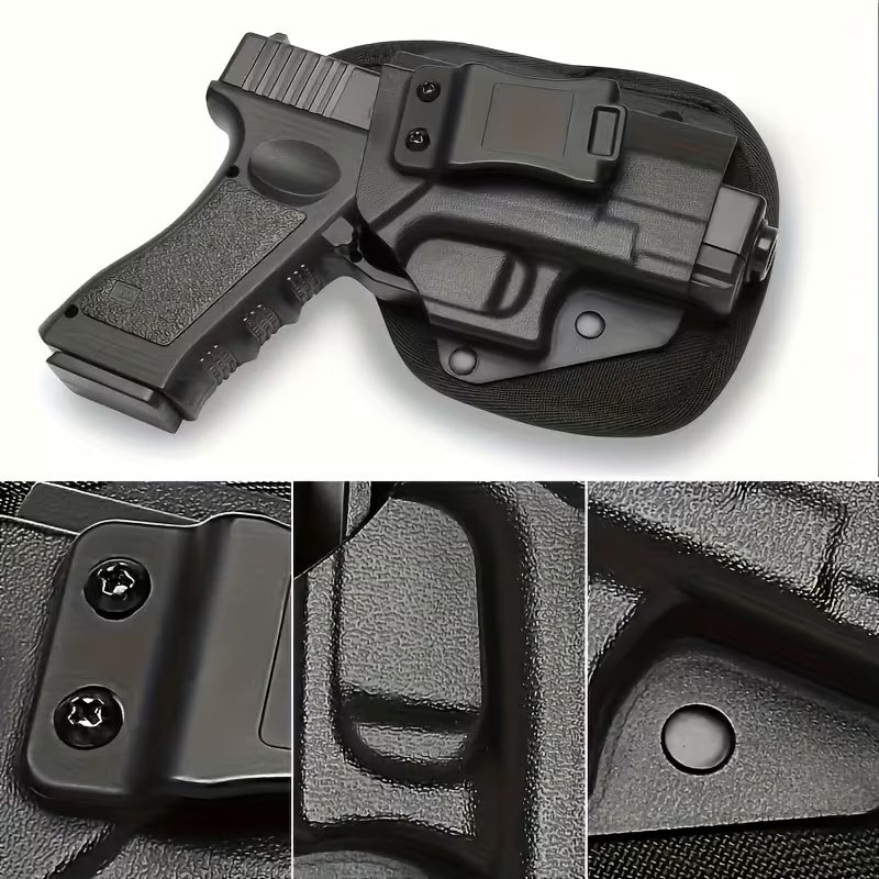 Funda de extracción interior invisible y ambidiestra de extracción rápida para G17, G19, G26, 1911, M9