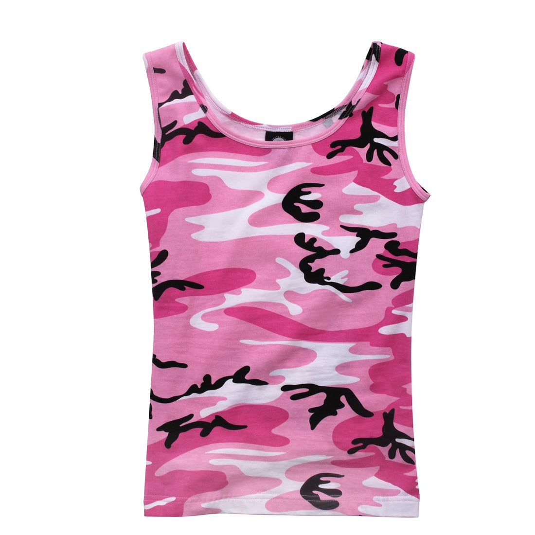 ROTHCO WOMENS PINK CAMO BASIC STRETCH TANK TOP – TALLA M