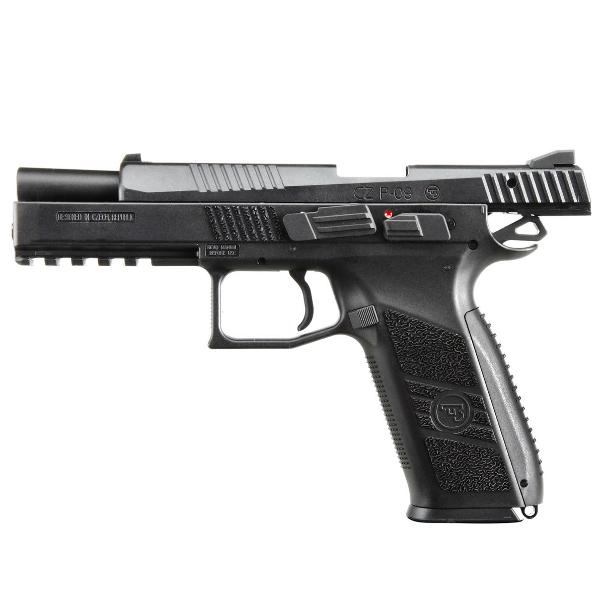 PISTOLA AIRSOFT ASG CZ P-09 BLACK GBB CO2 - vista 3