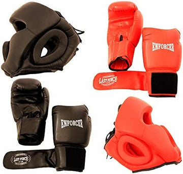 BOXING GLOVES LAST PUNCH HIGH 2 PAIRS PRO & PRO HEAD GEARS PRO QUALITY