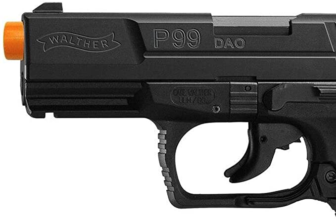 PISTOLA AIRSOFT WALTHER P99 CO2 GAS BLOWBACK – BLACK - vista 3