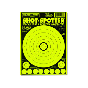 DIANA SHOT SPOTTER GREEN 6X9 ADHESIVE TARGETS (5502)