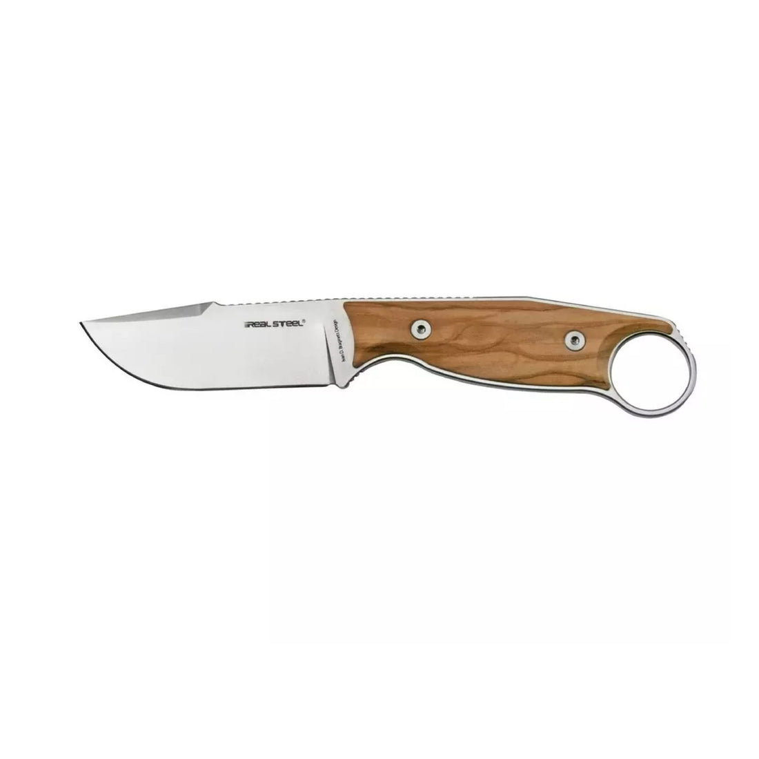 KNIFE REAL STEEL FURRIER HARPOON – OLIVE WOOD