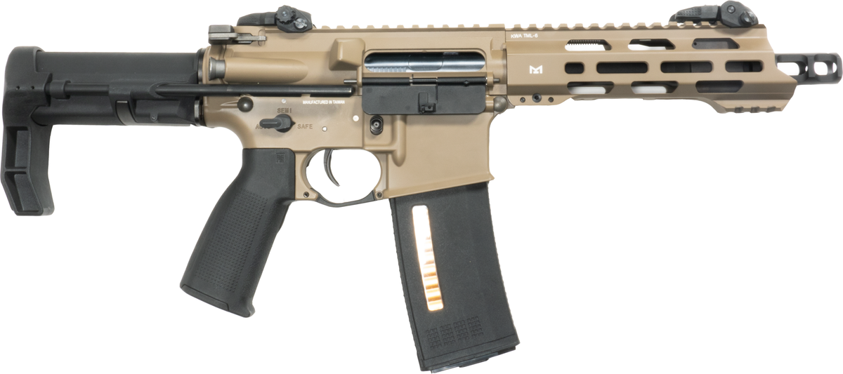 RIFLE AIRSOFT KWA RONIN TACTICAL 6 T6 VM4 PDW AEG – FDE - vista 2