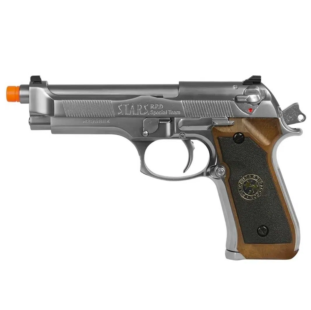 PISTOLA AIRSOFT WE TECH SAMURAI EDGE BIOHAZARD M9 GBB 6MM