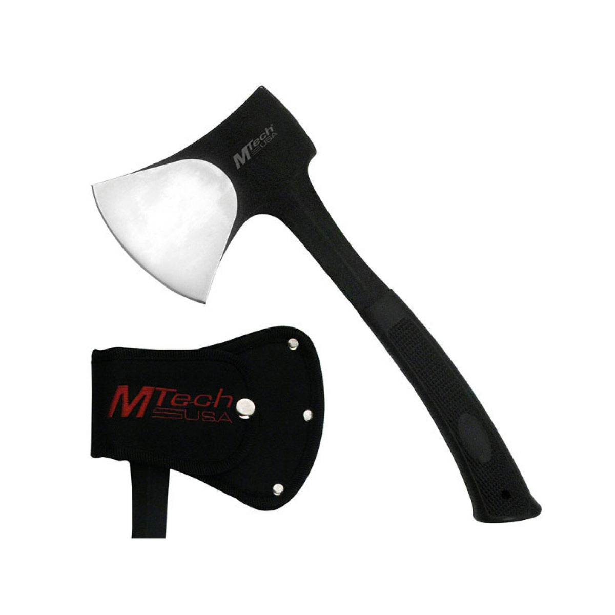 JAGUAR SOLID HEAVY DUTY STAINLESS STEEL CAMPING AXE BLACK HATCHET OUTDOOR - vista 2