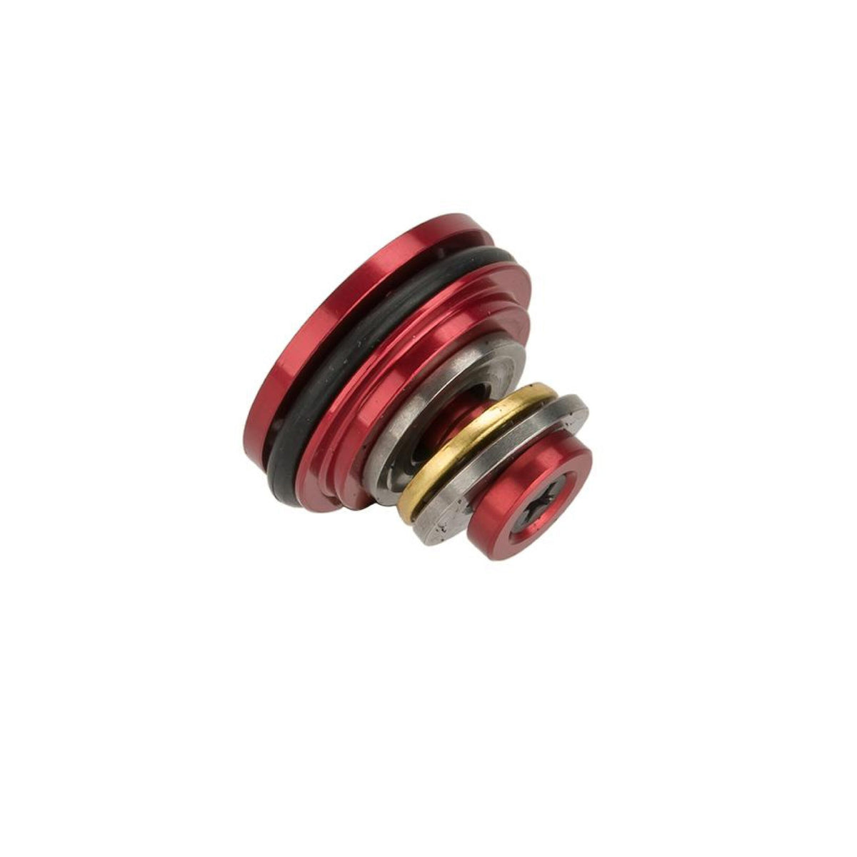 MATRIX T6061 CNC ALUMINUM BEARING PISTON HEAD FOR AIRSOFT AEG RIFLES - vista 2