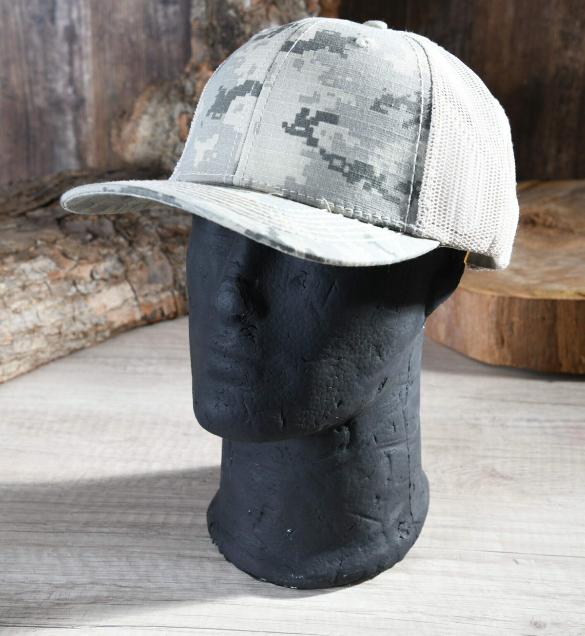 GORRA CAP SMITH REINFORCED COTTON MESH – CAMO/STONE - vista 2
