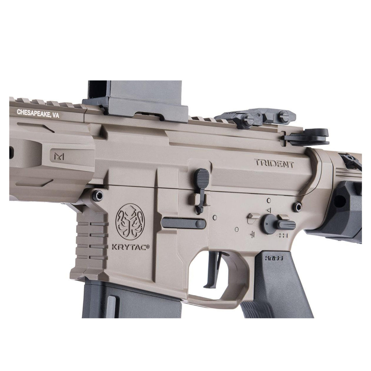 RIFLE AIRSOFT KRYTAC TRIDENT MKII PDW-M AEG FLAT DARK EARTH - vista 4
