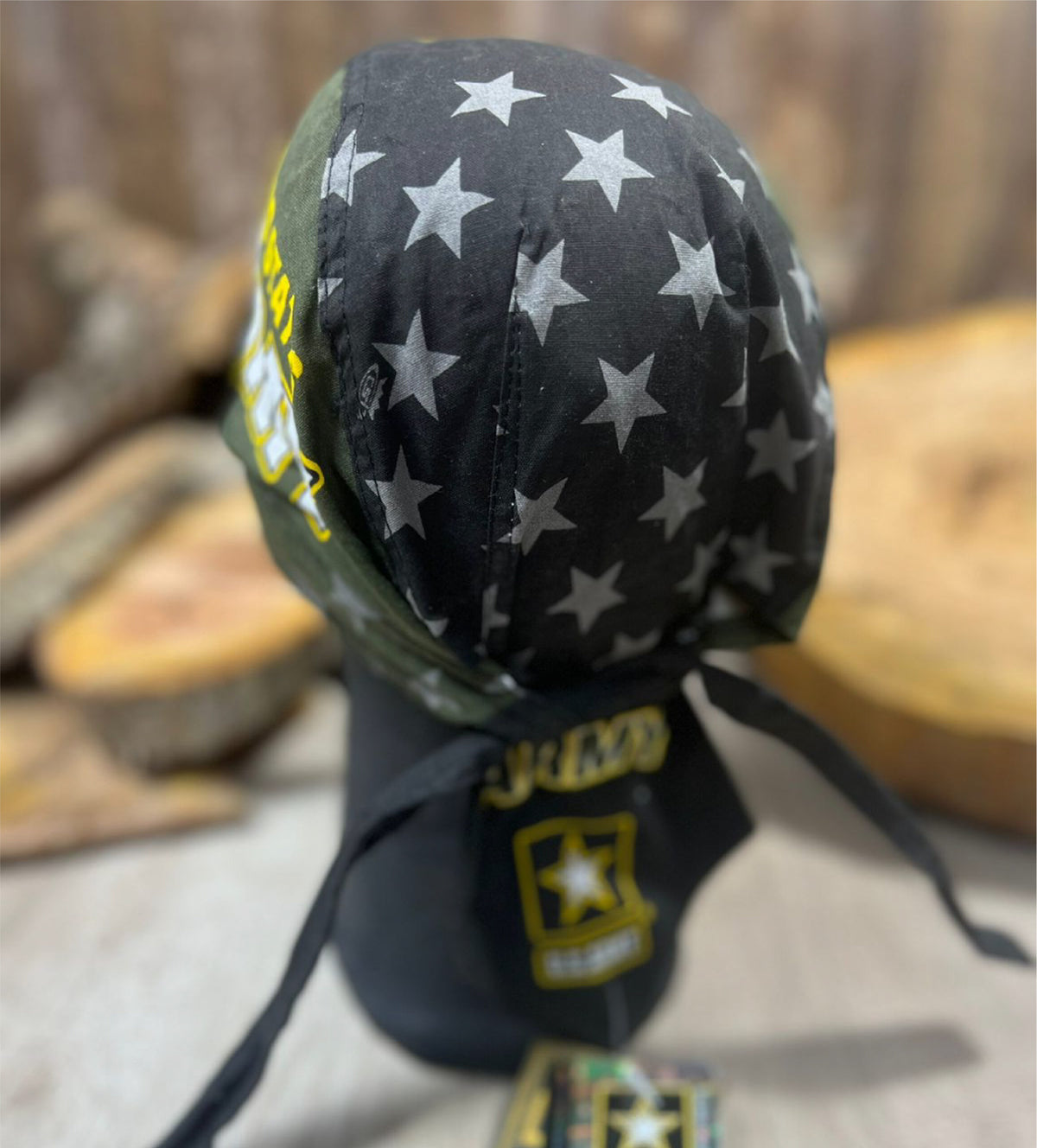 WRAP CAP SMITH COMBAT STARS ARMY - vista 4