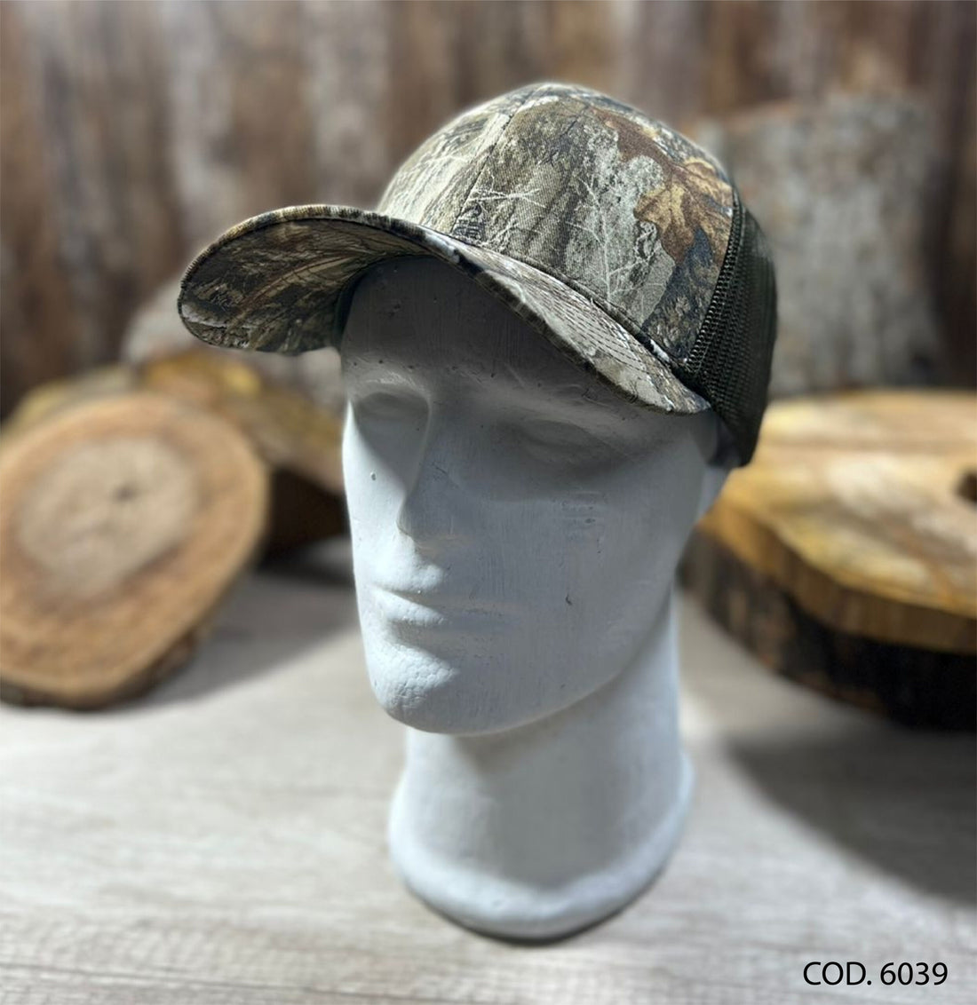 GORRA CAP SMITH REAL TREE EDGE CAMO MESH BLACK – OLIVE