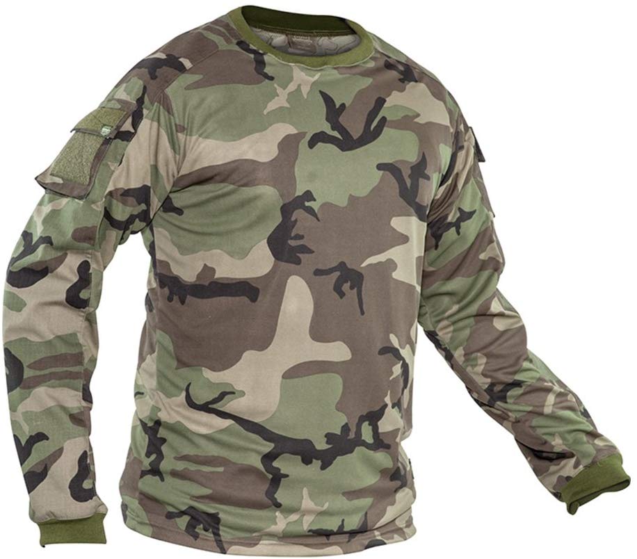 JERSEY VALKEN KILO COMBAT SHIRT WOODLAND-L