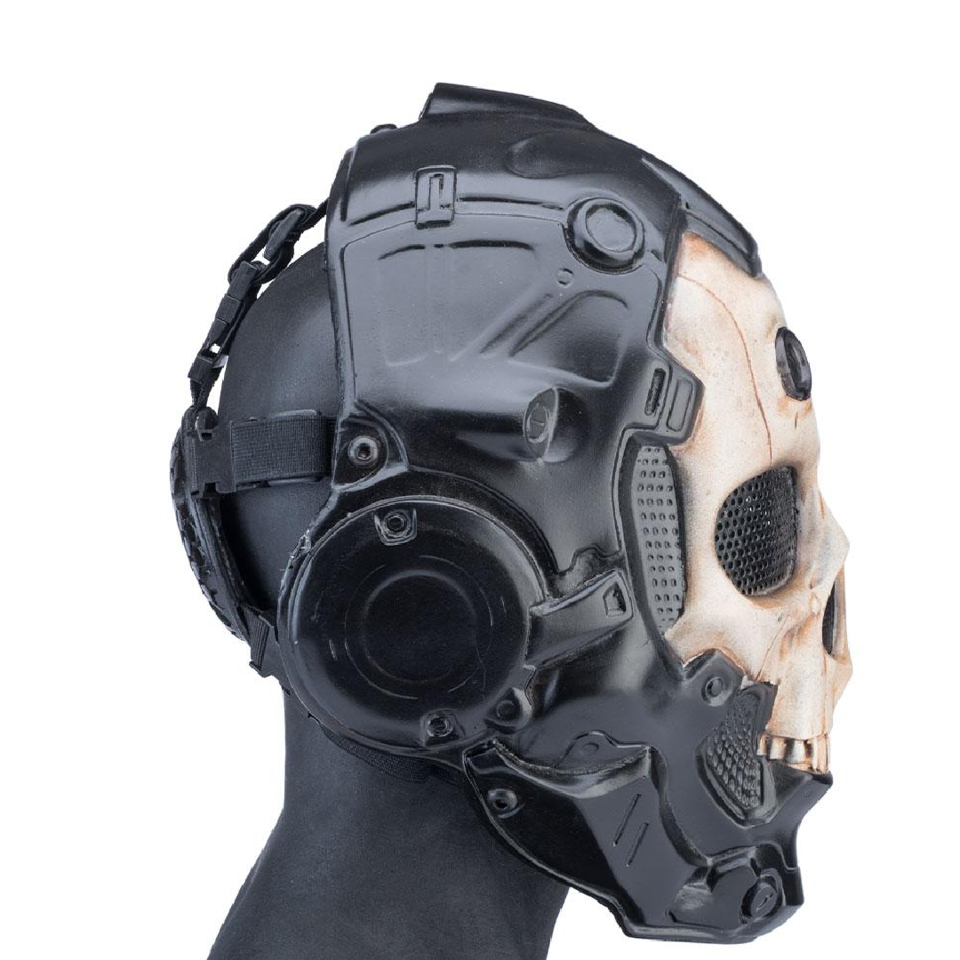 MASCARA FULL FACE FIBERGLASS CYBERSKULL - vista 4