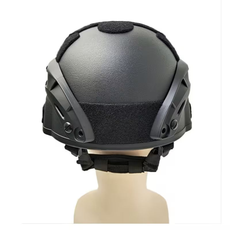 Casco Táctico Ligero con Rieles Laterales y Paneles