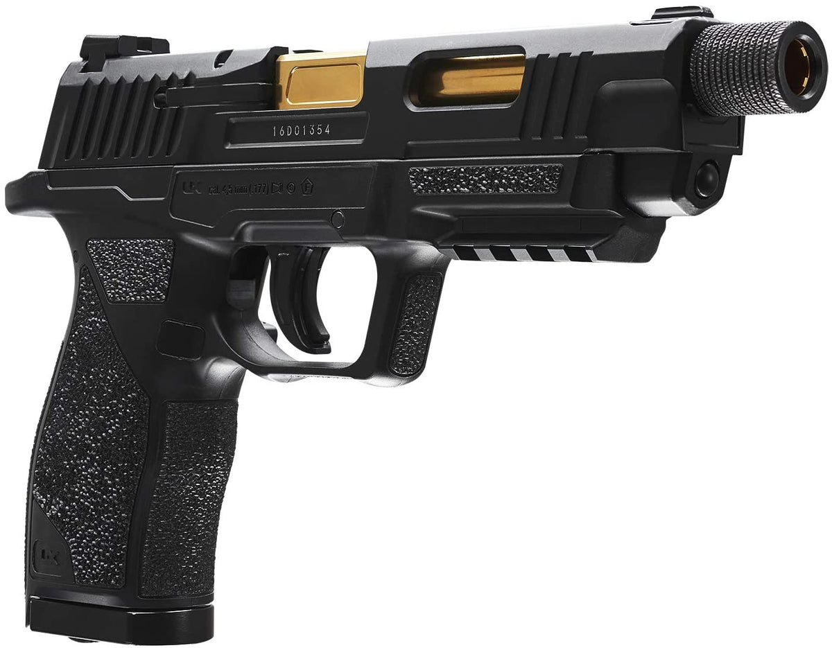 PISTOLA UMAREX UX SA10 .177CAL BLACK/GOLD BARREL - vista 4