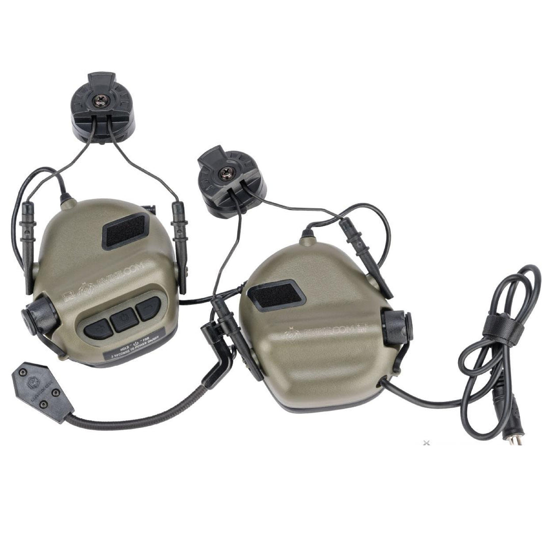 EARMOR M32H MOD3 TACTICAL COMMUNICATION HEARING PROTECTOR FOR HELMETS