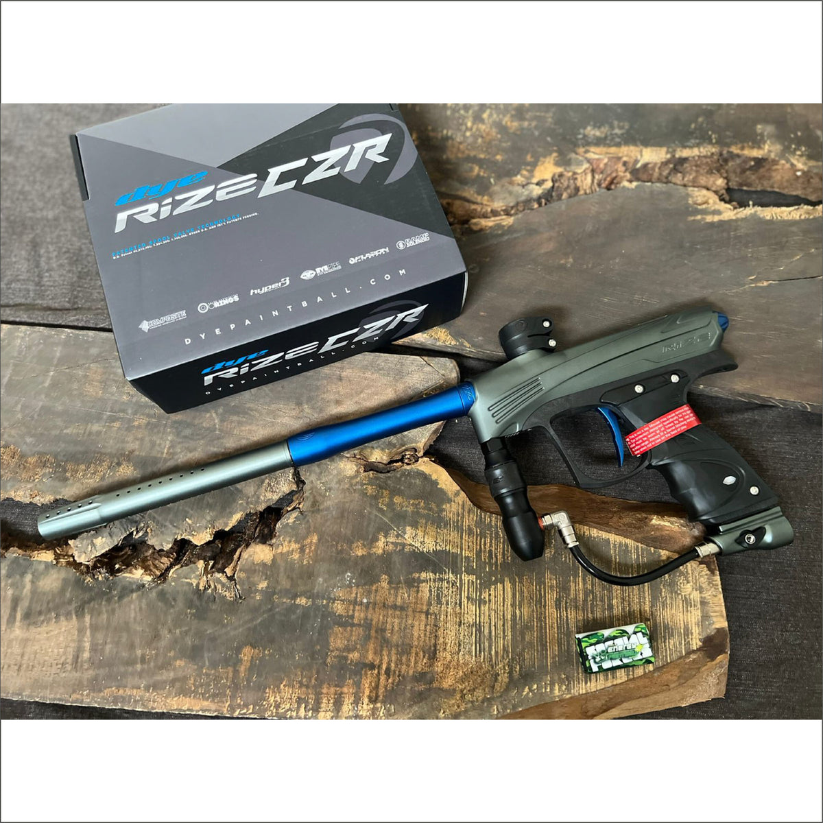 MARCADORA DYE RIZE CZR GREY/BLUE - vista 4