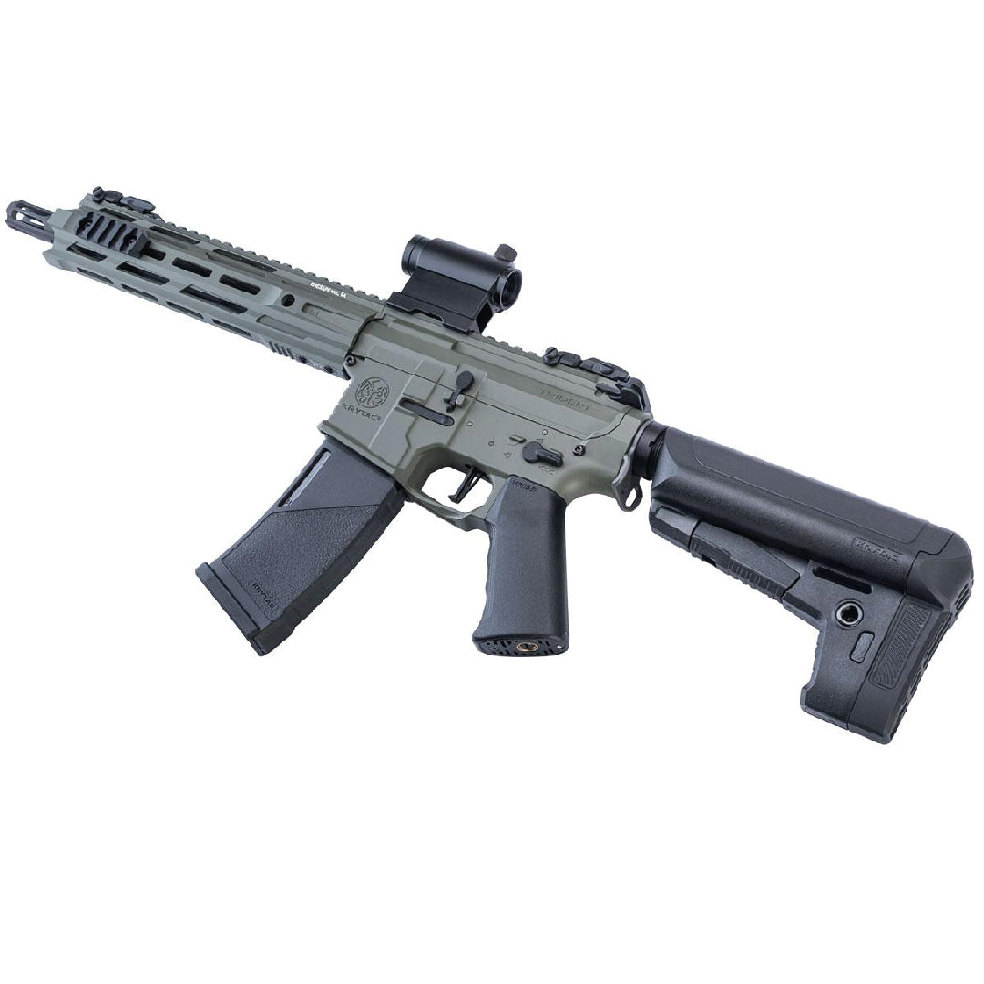 RIFLE AIRSOFT KRYTAC FULL METAL TRIDENT MKII-M CRB AEG FOLIAGE GREEN - vista 2