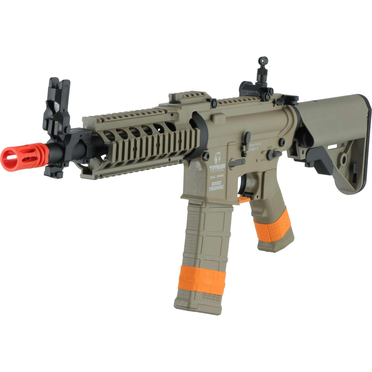RIFLE AIRSOFT TIPPMANN BT M4 CQB RIS-TAN 10.5 BARREL 9.6V NIMH - vista 2